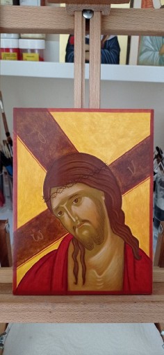 Zdjęcie oferty: Pisana ikona Jezus Chrystus tempera