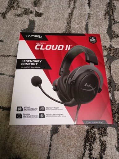 Zdjęcie oferty: Słuchawki z mikrofonem HyperX Cloud II 