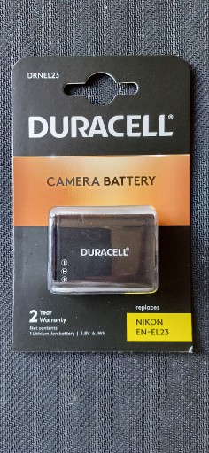 Zdjęcie oferty: Akumulator Duracell EN-EL23 1700 mAh do Nikon