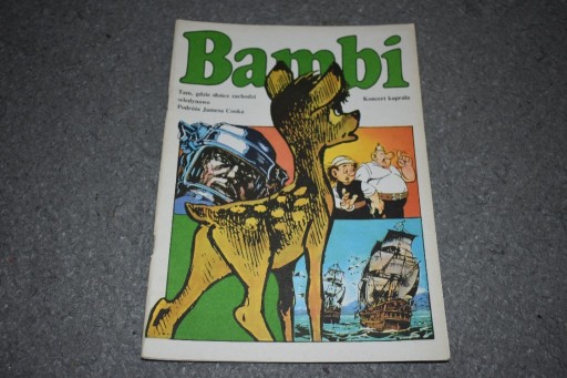 Zdjęcie oferty: Komiks PRL Bambi Podróże Cooka Koncert Kaprala BDB