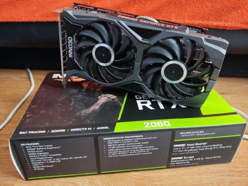 Zdjęcie oferty: Karta graficzna Inno3D RTX 2060 Twin X2 6GB GDDR6