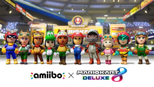 Zdjęcie oferty: Karta Mario Kart 8 Deluxe Amiibo Mii postać stroje
