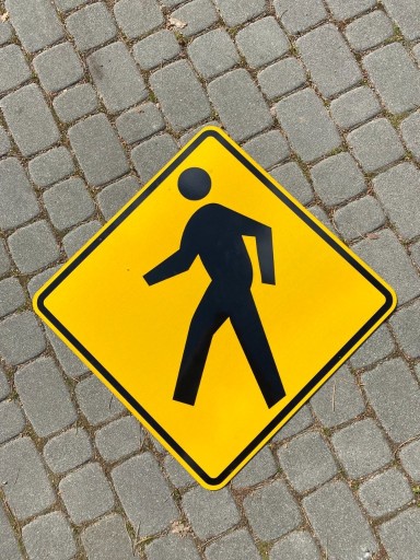 Zdjęcie oferty: Znak drogowy USA przejście dla pieszych