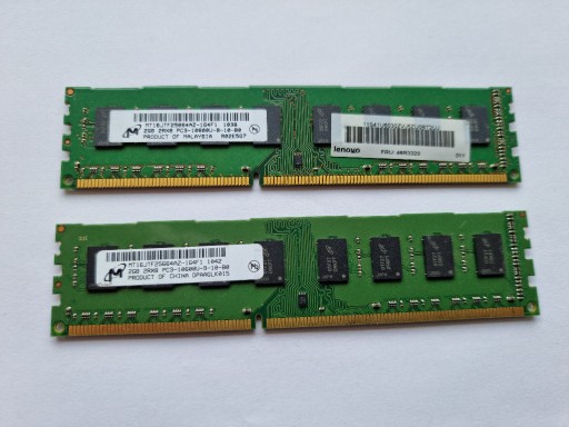 Zdjęcie oferty: Pamięć RAM Micron 4 GB DDR3(2*2 GB) 1333 MHz