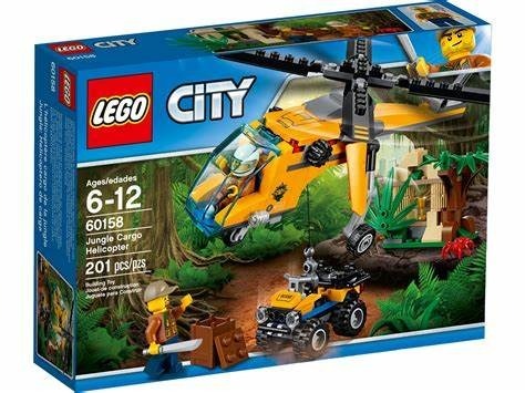 Zdjęcie oferty: LEGO 60158 City Otwarte pudełko i woreczek - Helikopter transportowy