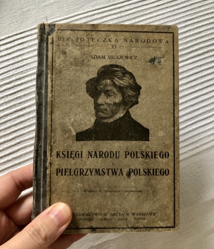 Zdjęcie oferty: Księgi narodu polskiego A. Mickiewicz, 1920 rok