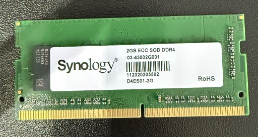 Zdjęcie oferty: Pamięć RAM Synology 2GB ECC D4ES01-2G DDR4 2666MHz
