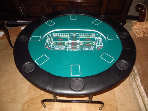 Zdjęcie oferty: Stół do gry w kości pokera podświetlenie led