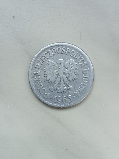 Zdjęcie oferty: Moneta 1 zł 1965 r rzadszy rocznik 