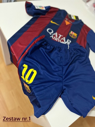 Zdjęcie oferty: Koszulka i spodenki domowe Barcelona MESSI 10