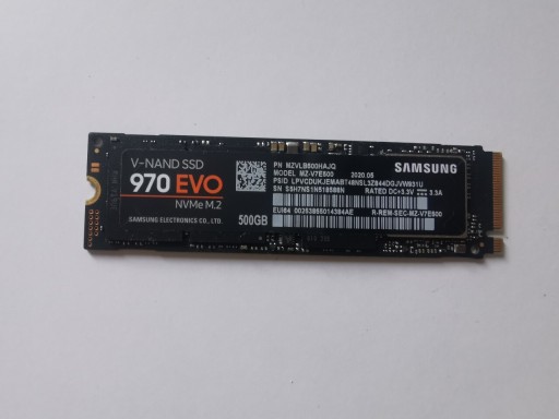 Zdjęcie oferty: Dysk SSD Samsung 970 Evo 500gb