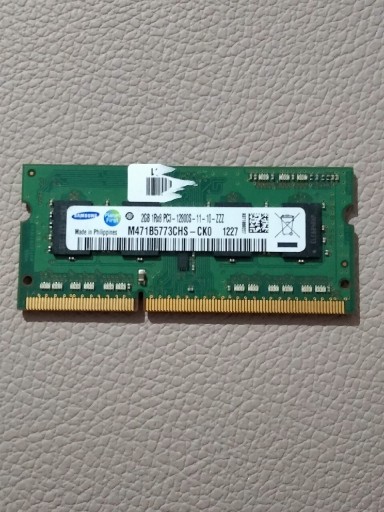 Zdjęcie oferty: Samsung Pamięć Ram 2GB DDR3 PC3 12800s Uzywana