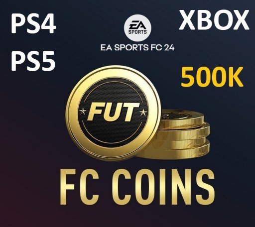 Zdjęcie oferty: 500k EA SPORTS FC24 FIFA coins monety PS4/PS5/XBOX