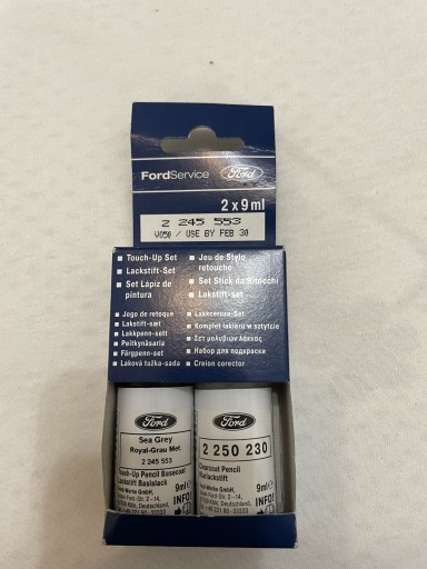 Zdjęcie oferty: Lakier do zaprawek Ford Sea Grey nieużywany