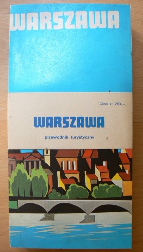 Zdjęcie oferty: Warszawa. Przewodnik turystyczny + mapa. Nowy 1982