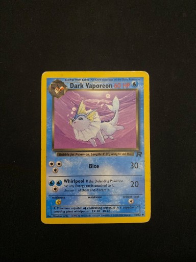 Zdjęcie oferty: Karta Pokemon Dark Vaporeon Team Rocket 45/82