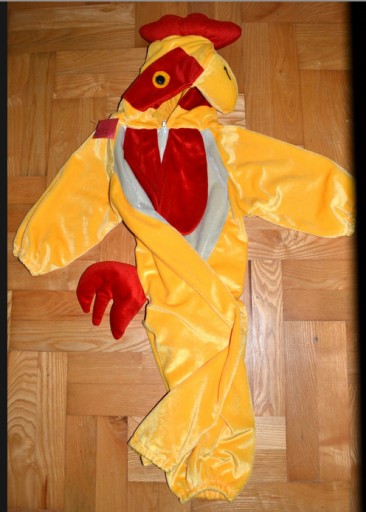 Zdjęcie oferty: 27 # Kogut kurczak strój przebranie 3/4 Lat_104 cm