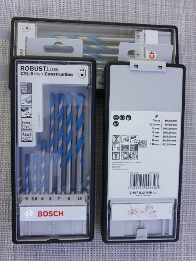 Zdjęcie oferty: Wiertła Bosch CYL-9 MultiConstruction 2607010546