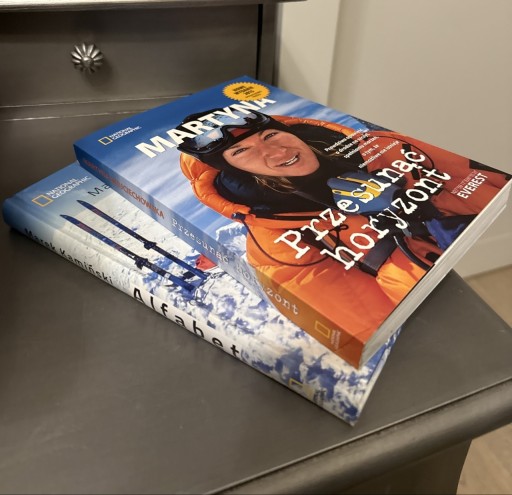 Zdjęcie oferty: przeunac horyzont z autografem m. wojciechowska, alfabet marek kaminski