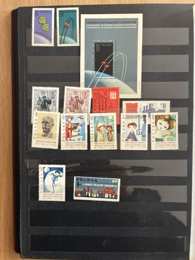 Zdjęcie oferty: Klaser znaczkow polskich lata 1960-65