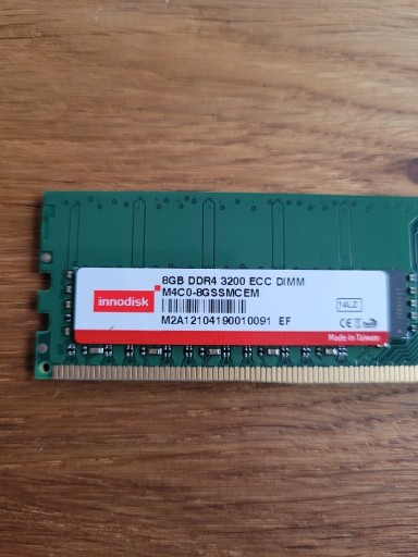 Zdjęcie oferty: Pamięć RAM 16GB 2x8GB DDR4 3200 ECC DIMM Innodisk