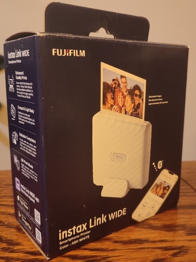 Zdjęcie oferty: Fujifilm Drukarka Instax Link Wide Ash White