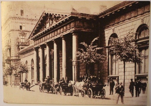 Zdjęcie oferty: WARSZAWA. Budynek giełdy powstał 1877, CZYSTA 