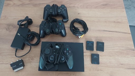 Zdjęcie oferty: PlayStation 2 PS2 Slim + 19 Płyt 