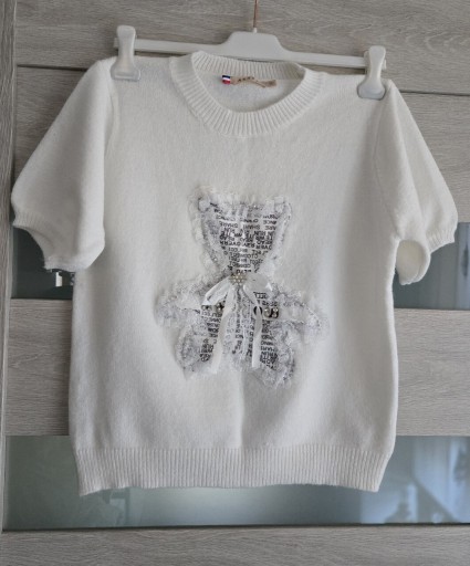 Zdjęcie oferty: Bluzka/sweterek z krótkim rękawem | uni | stan bdb