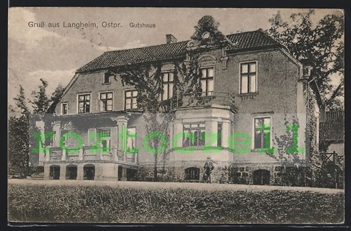 Zdjęcie oferty: ŁANKIEJMY Langheim  Dwór pałac 1927