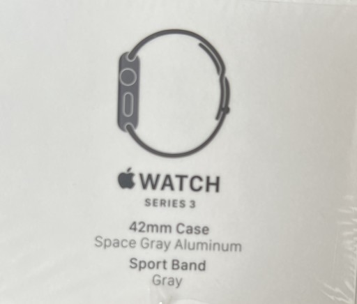 Zdjęcie oferty: Apple Watch 42 mm Series 3 Gray Aluminium