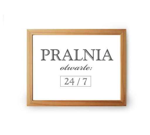 Zdjęcie oferty: plakat do pralni - format A4 - PRALNIA