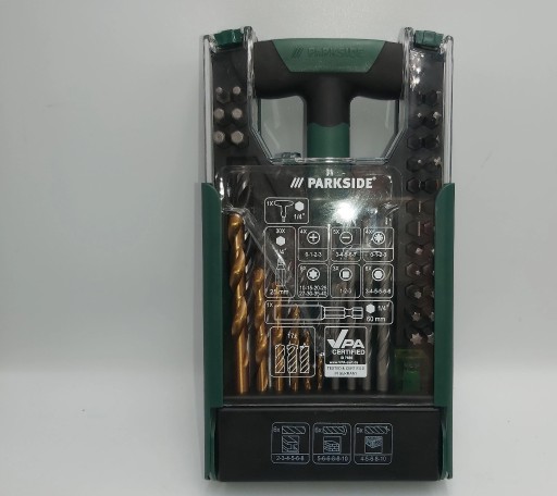Zdjęcie oferty: ZESTAW WIERTEŁ I BITÓW PBBS 2 A1 PARKSIDE KOMPLET