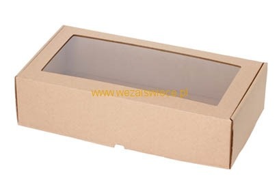 Zdjęcie oferty: Ozdobne pudełko z okienkiem 21x10x6cm prezent