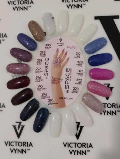 Zdjęcie oferty: Wzornik Gel Polish 293-300 + 319-323 Victoria Vynn