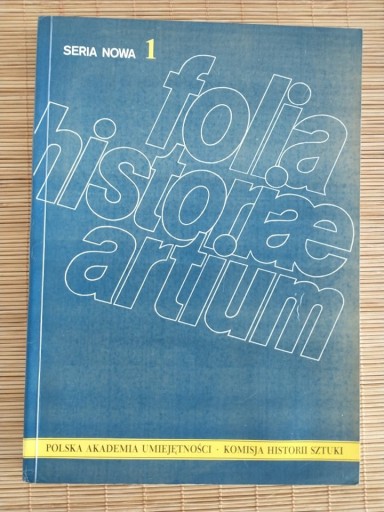 Zdjęcie oferty: Folia Historiae Artium. Seria nowa, t. 1, 1995