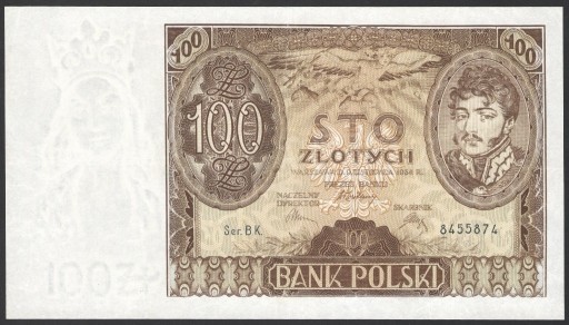 Zdjęcie oferty: 100 Złotych 1934 8455874