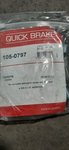 Zdjęcie oferty: Toyota corolla e 11 ,komplet