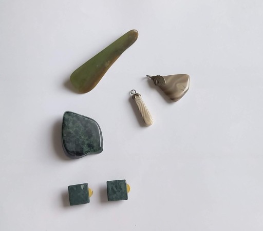 Zdjęcie oferty: Biżuteria z naturalnych minerałów,krzemień pasiast