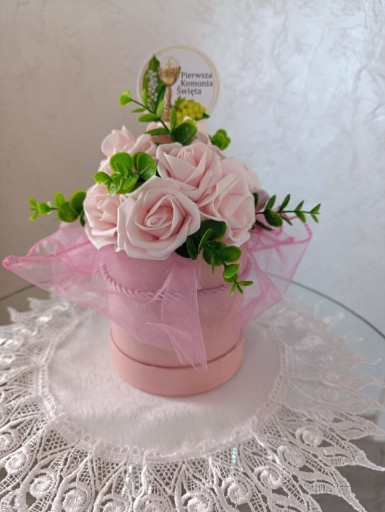 Zdjęcie oferty: Promocja - Flower box - Pierwsza Komunia Święta 