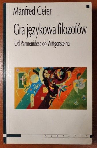 Zdjęcie oferty: Gra językowa filozofów - Manfred Geier