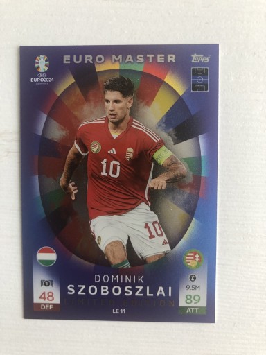 Zdjęcie oferty: Match Attax Euro 2024 LIMITED EDITION SZOBOSZLAI!