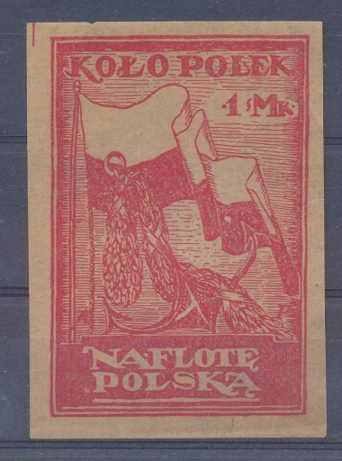 Zdjęcie oferty: 1921 PMW, KOŁO POLEK, NA FLOTE POLSKĄ, 1Mk.