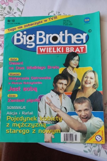 Zdjęcie oferty: Magazyn Big Brother nr 10/2001