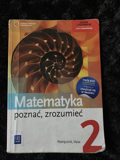 Zdjęcie oferty: Podręcznik Matematyka poznać, zrozumieć 2