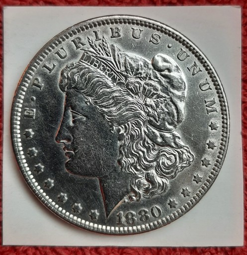 Zdjęcie oferty: USA 1 dolar 1880 Morgan - srebro 0.900