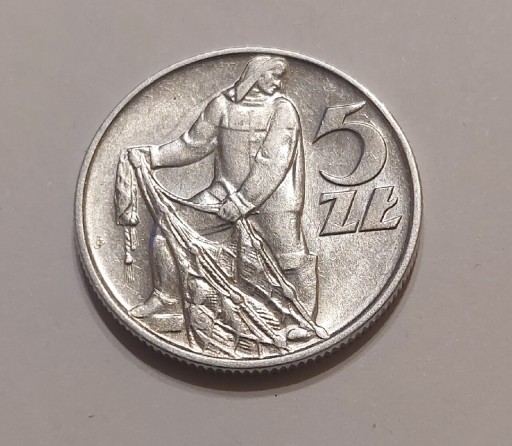 Zdjęcie oferty: 5 złotych 1959 - Rybak