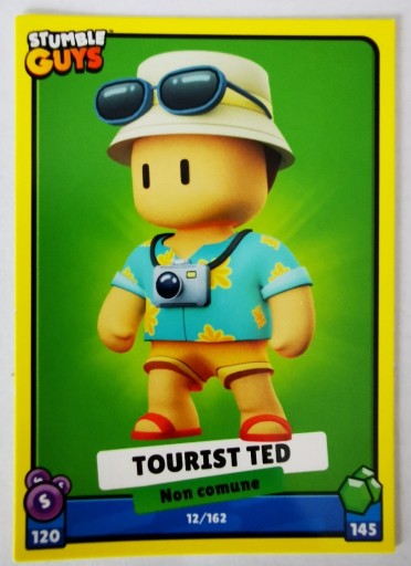 Zdjęcie oferty: Karta Stumble Guys Invasion 12/162 TOURIST TED