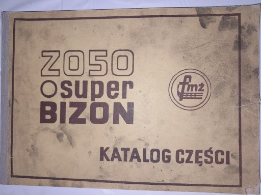 Zdjęcie oferty: BIZON SUPER Z050 KATALOG CZĘŚCI