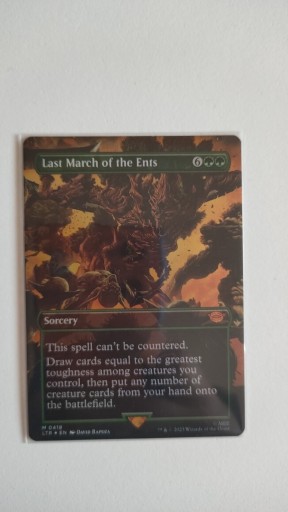 Zdjęcie oferty: Karta MtG THE LAST MARCH OF THE ENTS (Foil) 6/6